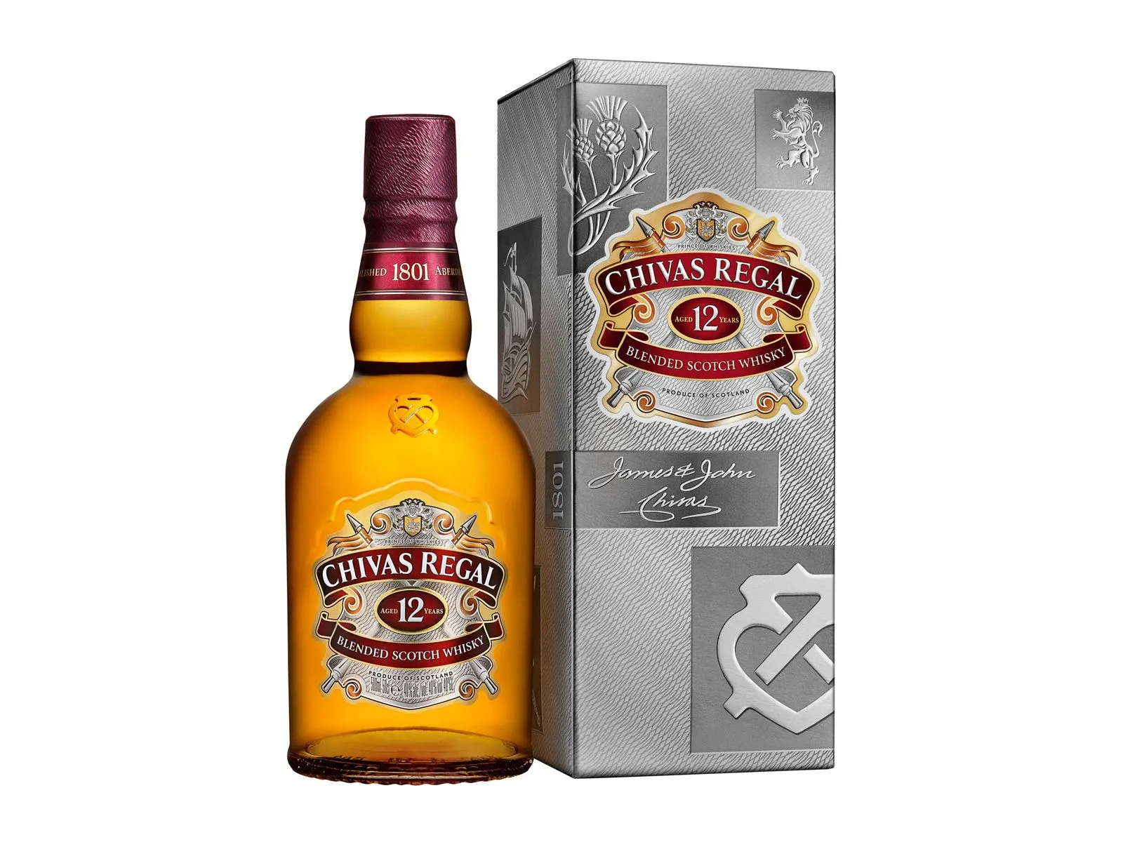 WHISKY CHIVAS REGAL 12 AÑOS