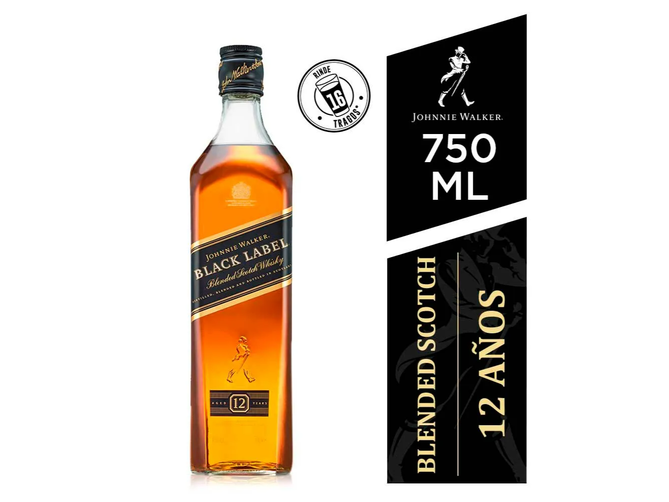 JOHNNIE BLACK LABEL 12 A 750 CC
