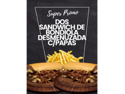 PROMO SANDWICH DE BONDIOLA DESMENUZADA