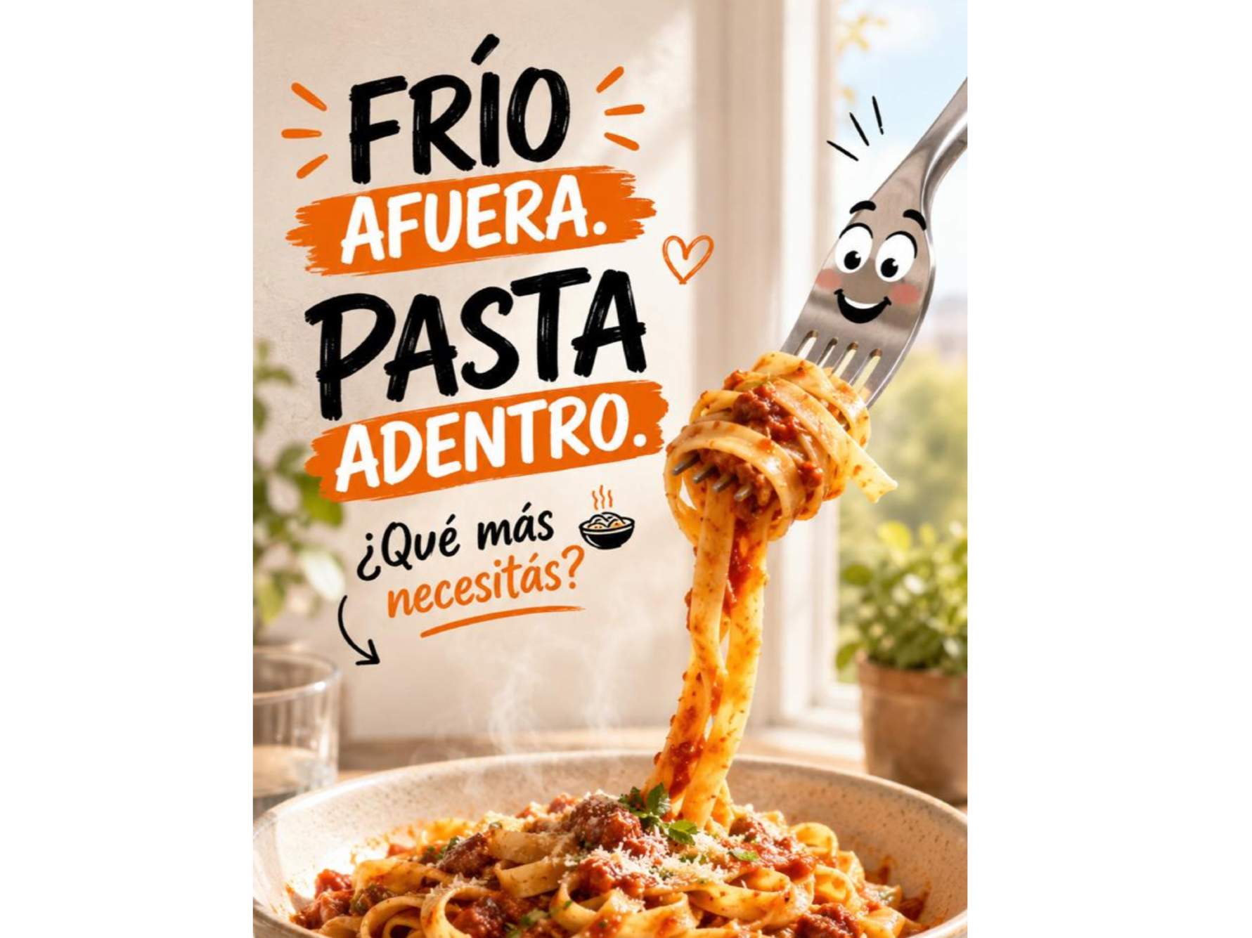 Fideos caseros con salsa bolognesa