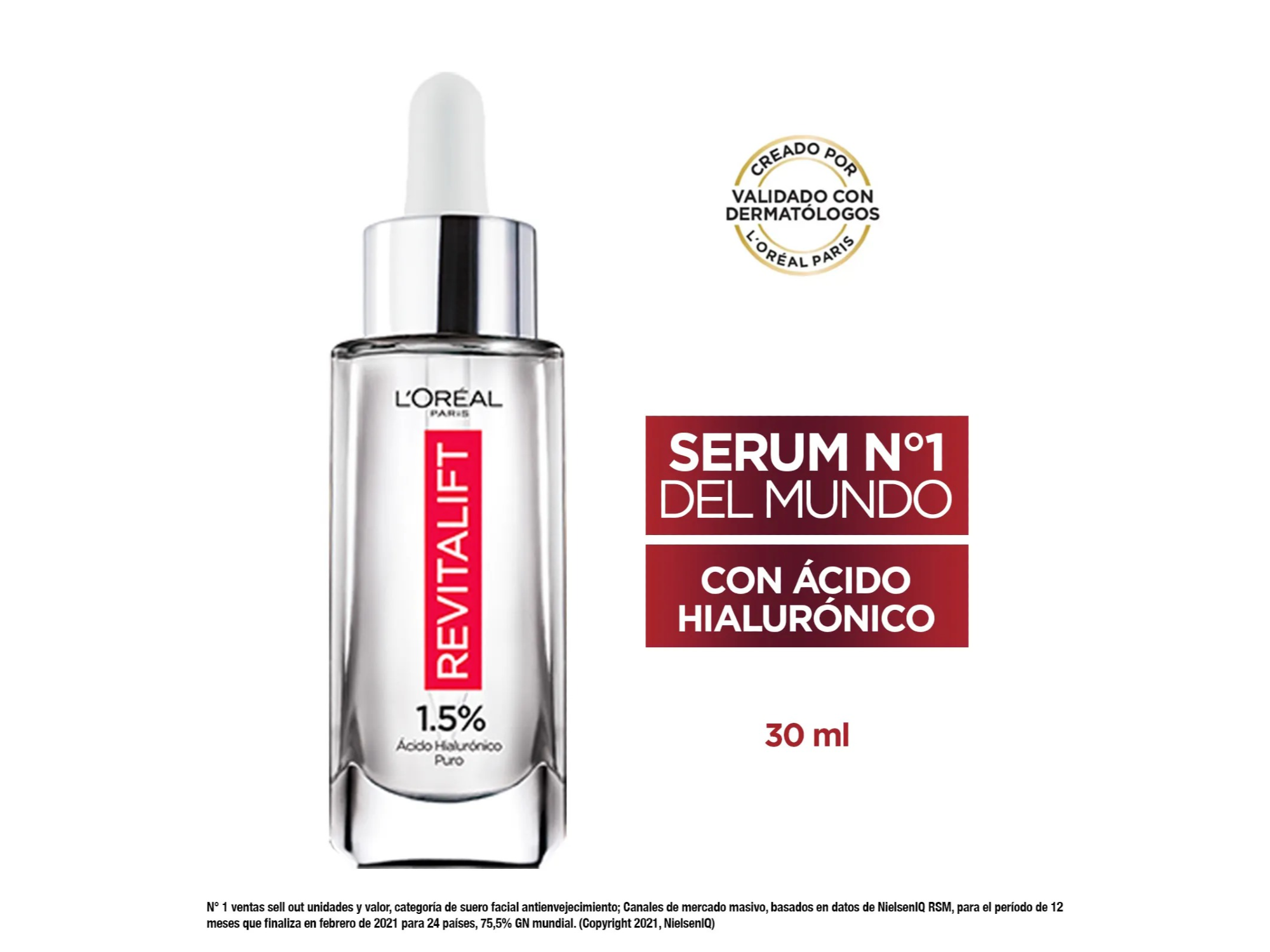 SERUM REVITALIFT ACIDO HIALURONICO LOERAL X 30 ML