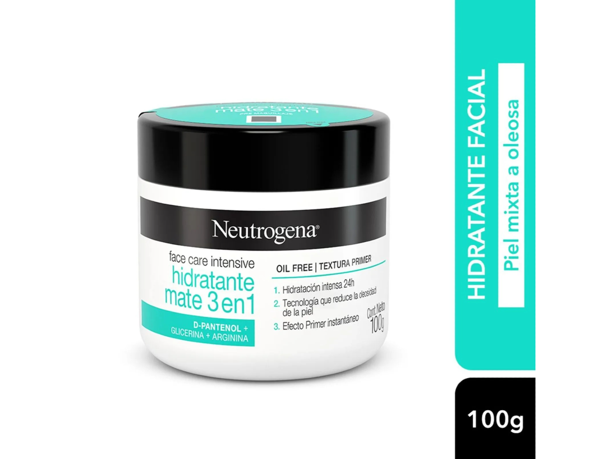 CREMA HIDRATANTE FACIAL FACE CARE INTENSIVE MATE 3 EN 1 X 100 GRS NEUTROGENA