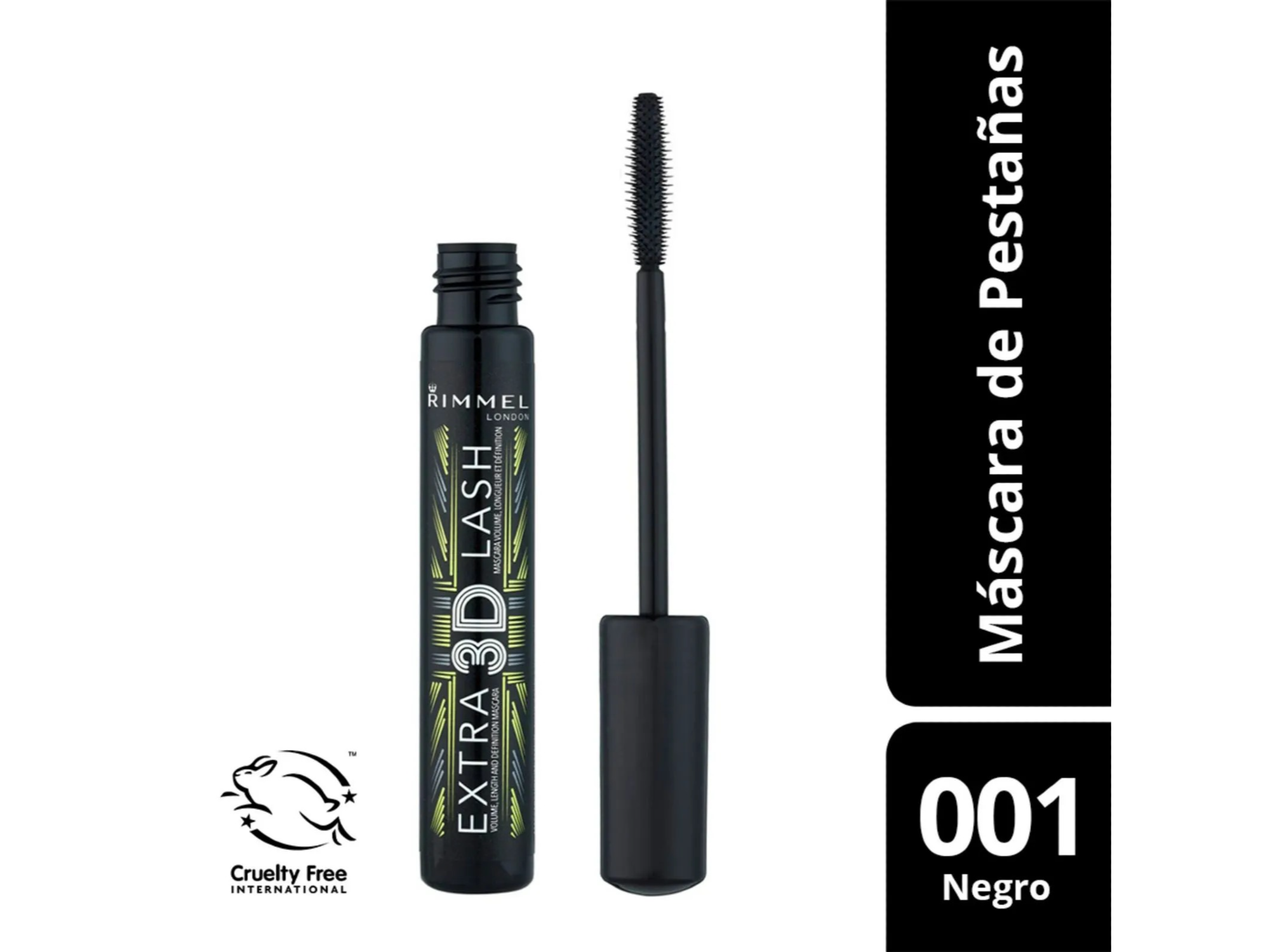 MASCARA DE PESTAÑAS EXTRA 3D LASH BLACK RIMMEL