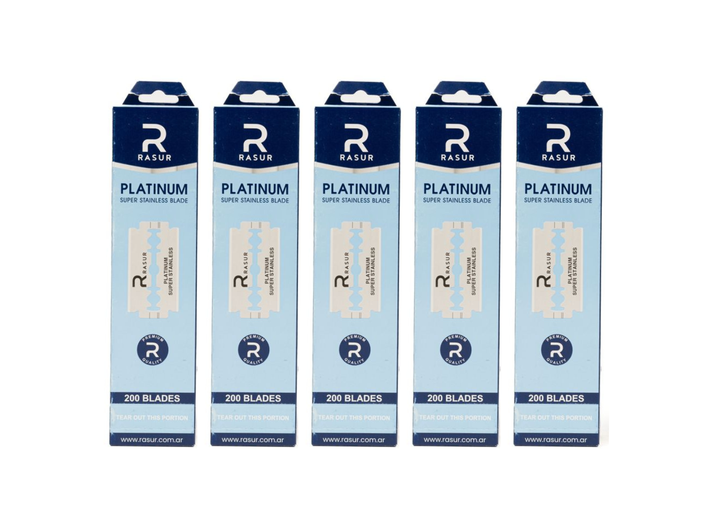 FILOS RASUR PLATINUM  X 5 BLISTER