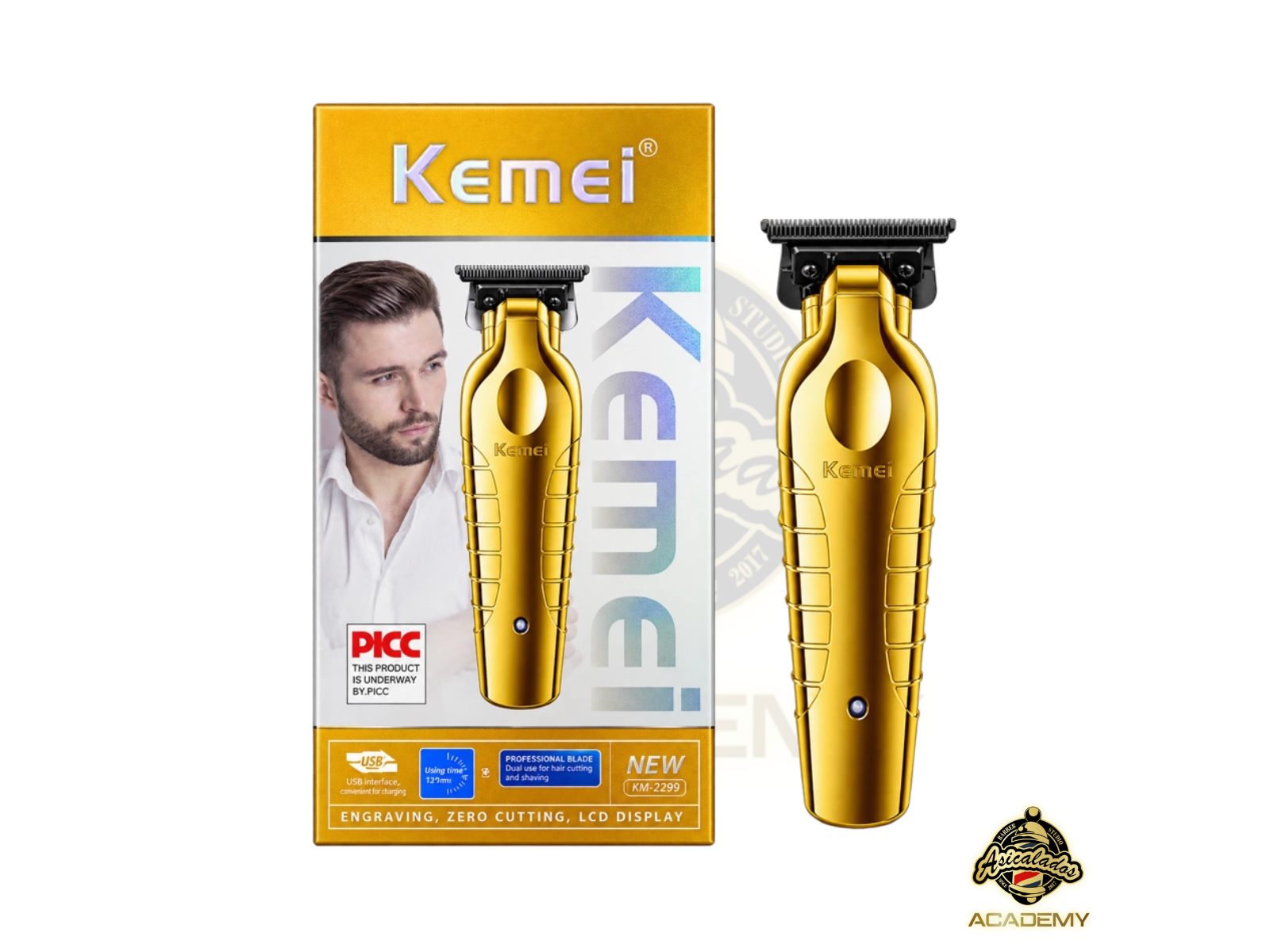 KEMEI KM-2299 GOLD