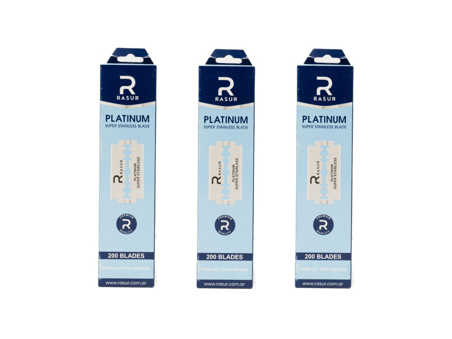 FILOS RASUR PLATINUM X 3 BLISTER