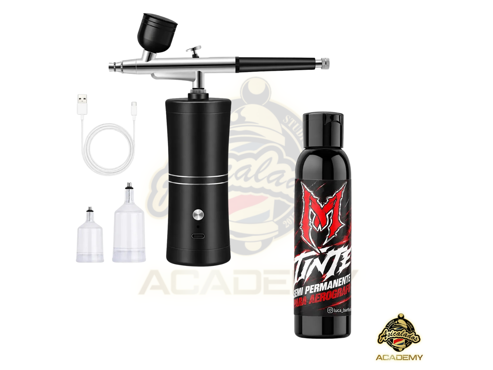 AEROGRAFO + TINTE MONACOS