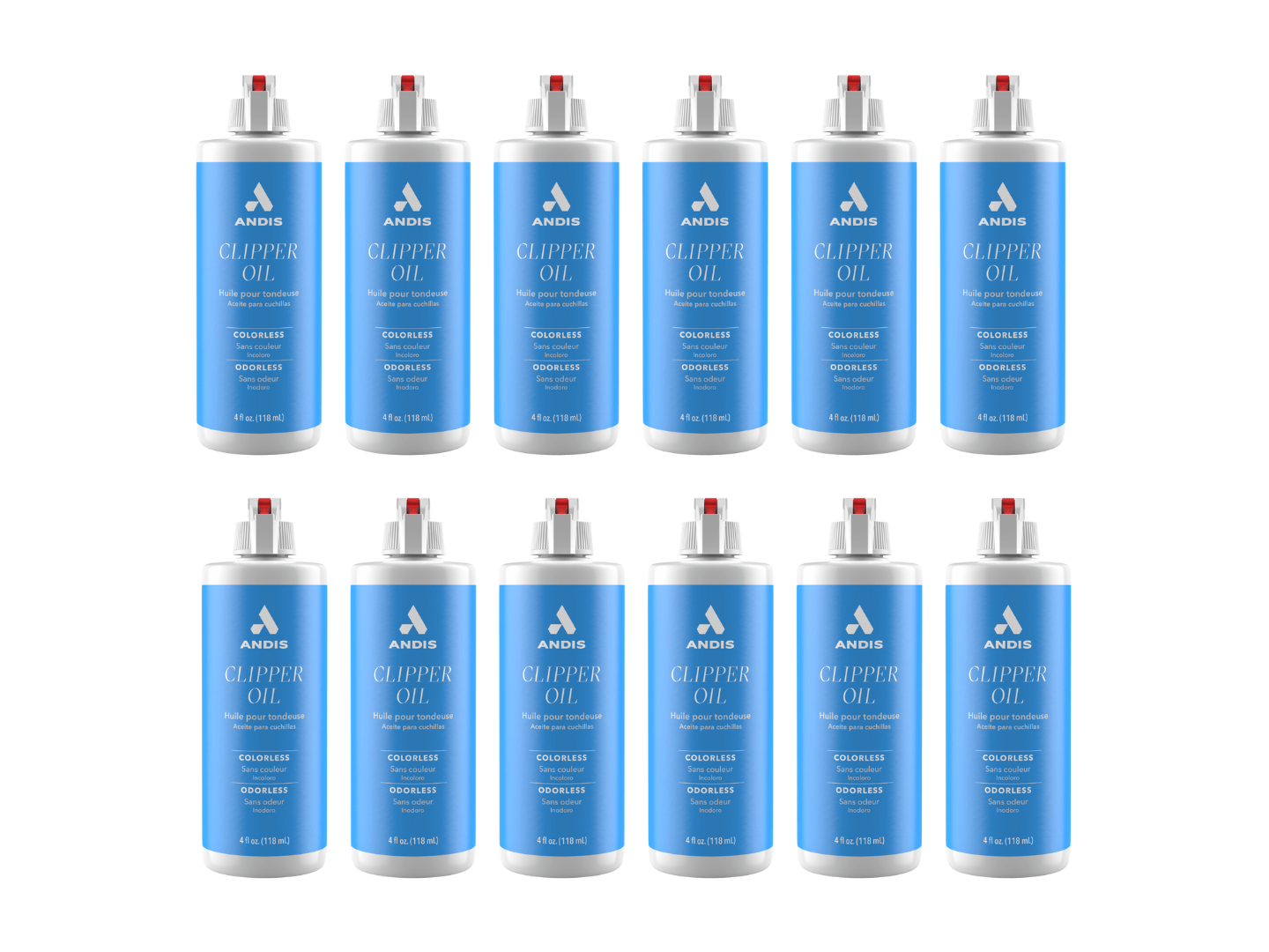 ACEITE LUBRICANTE ANDIS X 12 UNIDADES