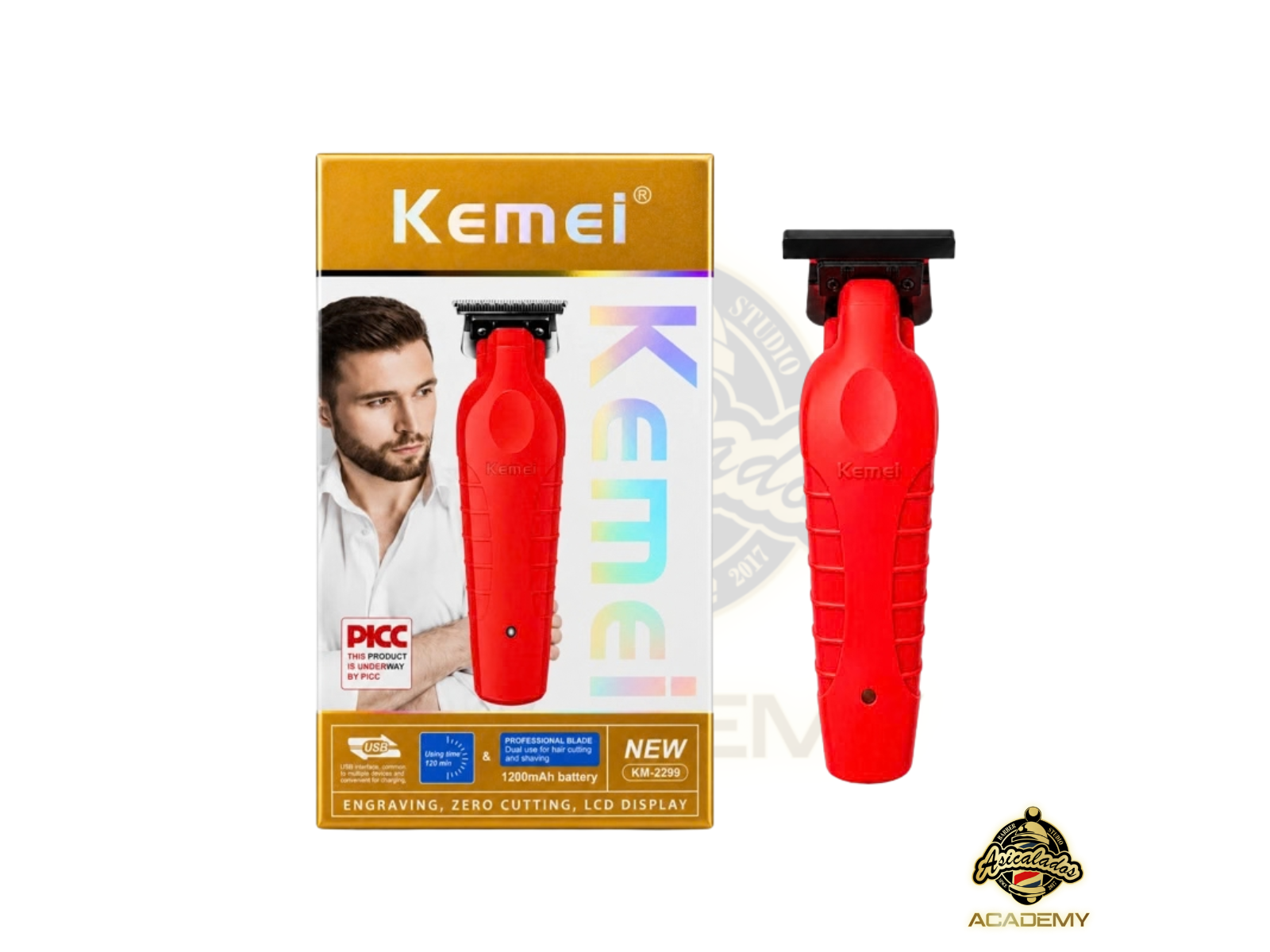 KEMEI KM-2299 RED