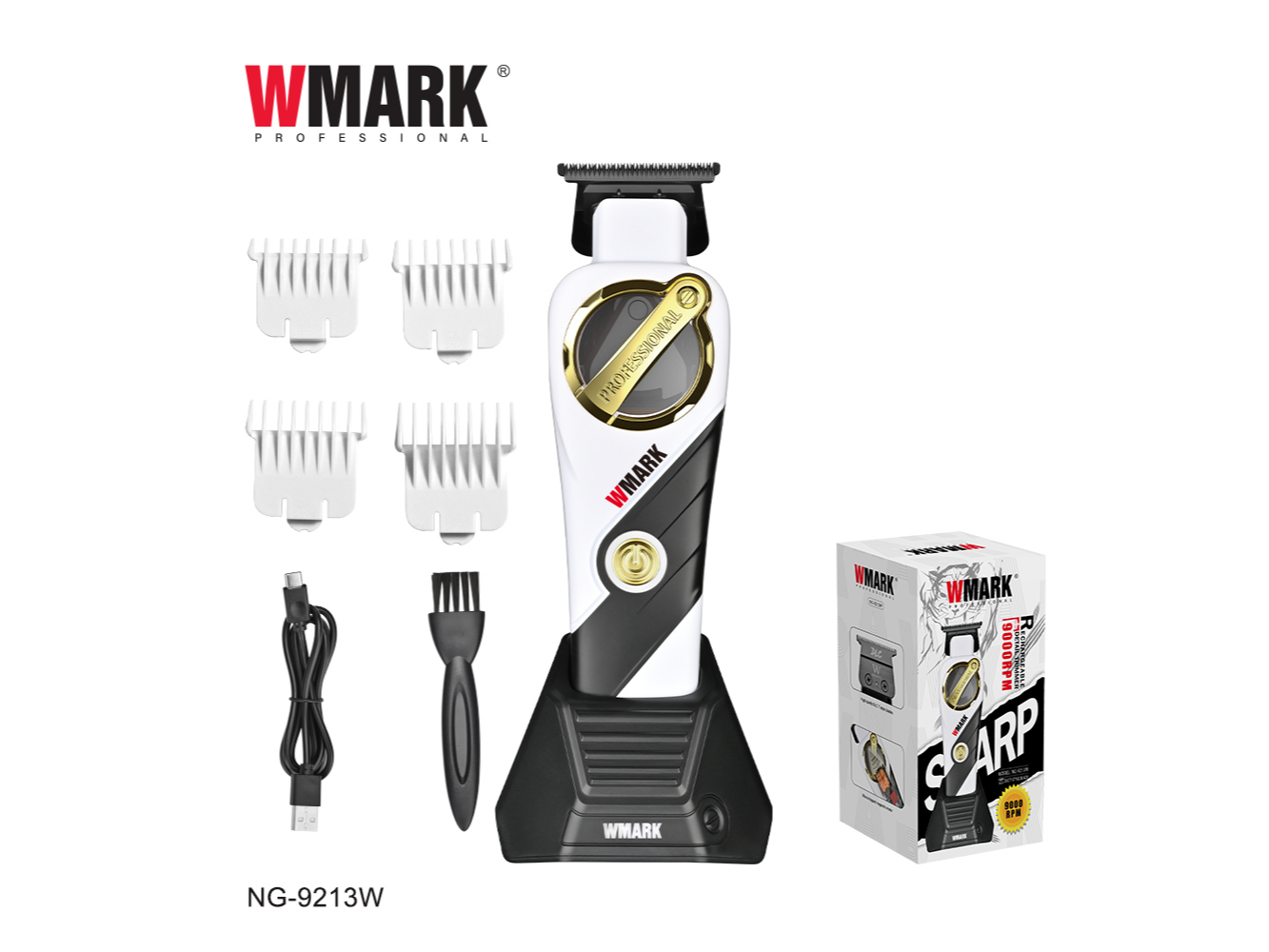 WMARK NG-9213 TRIMMER WHITE
