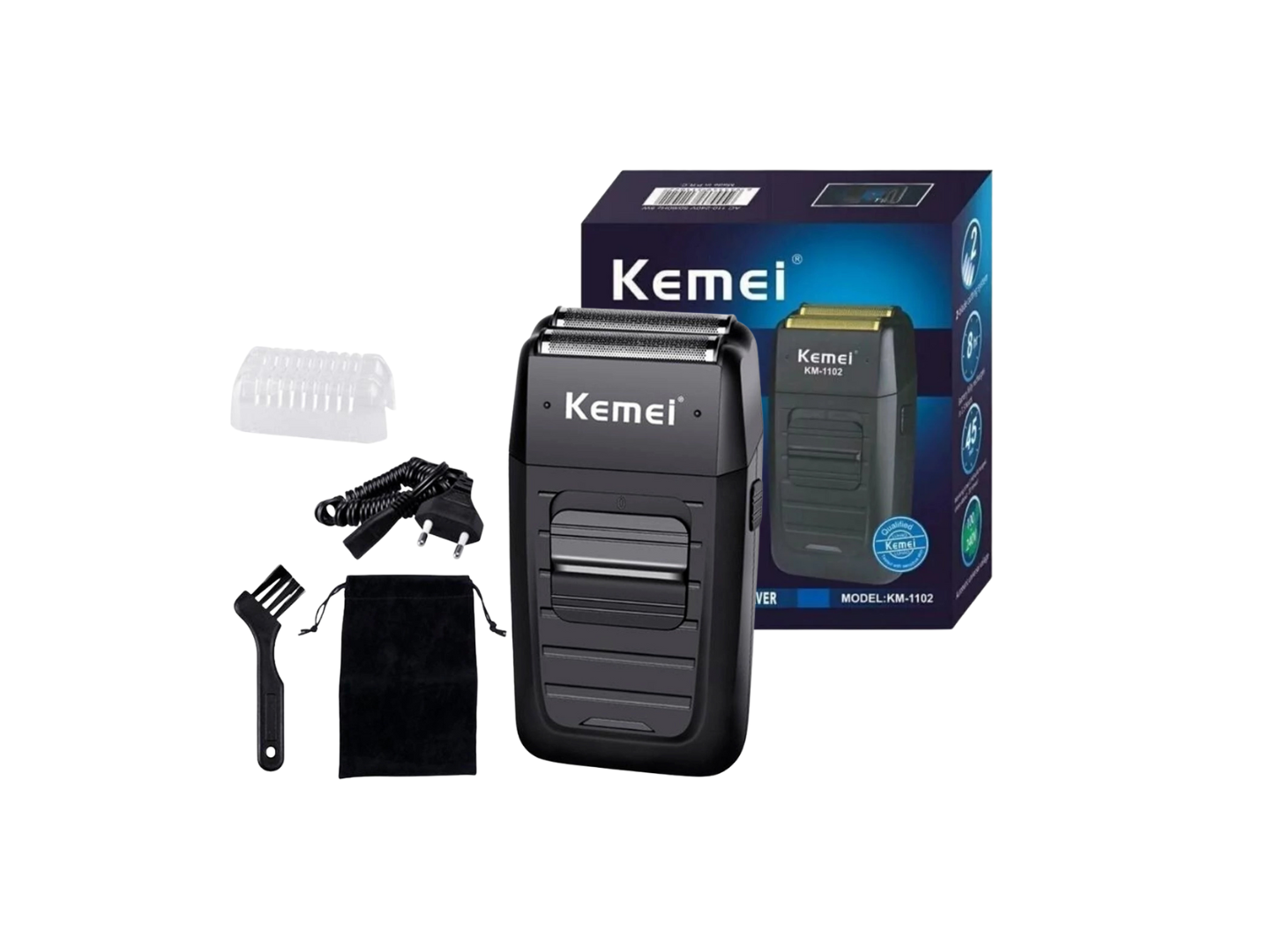 KEMEI KM-1102 SHAVER de ASICALADOS ACADEMY