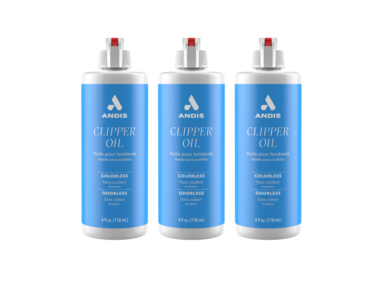 ACEITE LUBRICANTE ANDIS X 3 UNIDADES