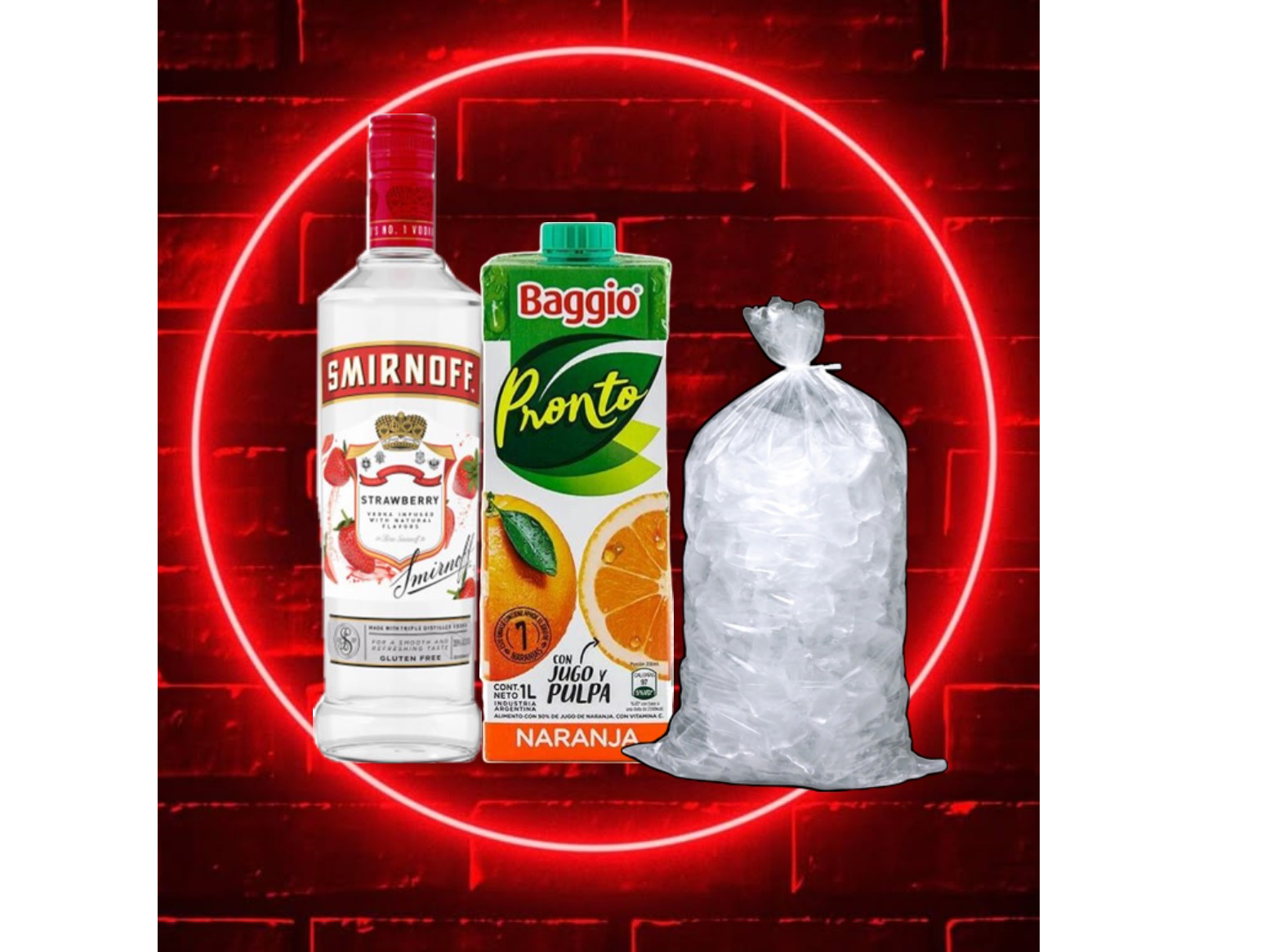 Smirnoff saborizado+hielo