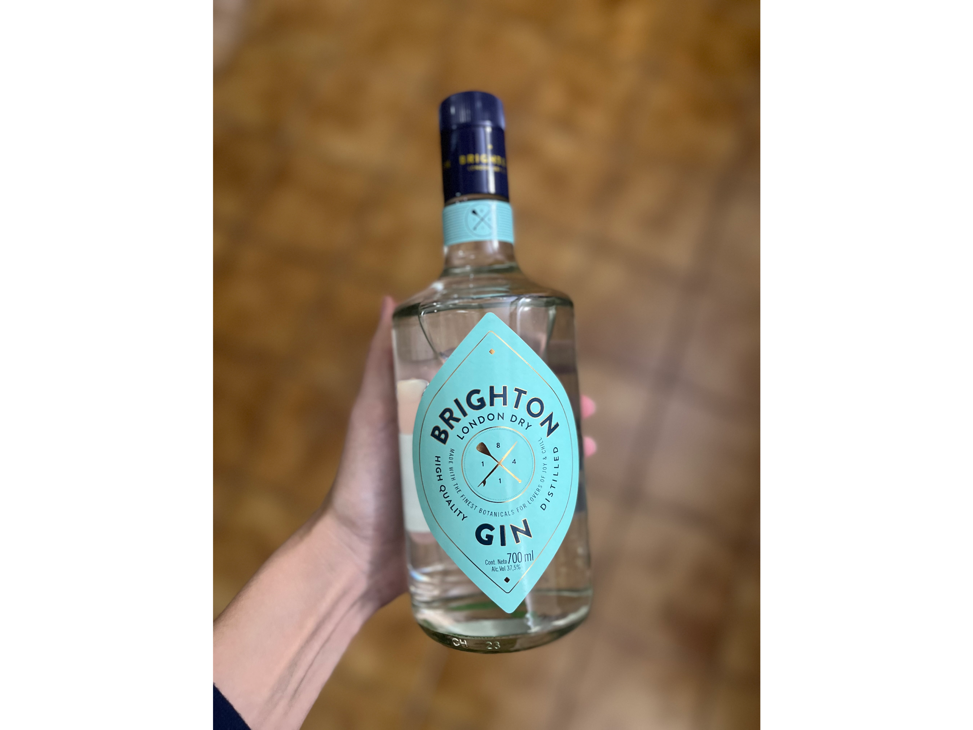 Gin Brighton+ agua tónica+ hielo