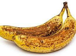Banana cáscara manchada