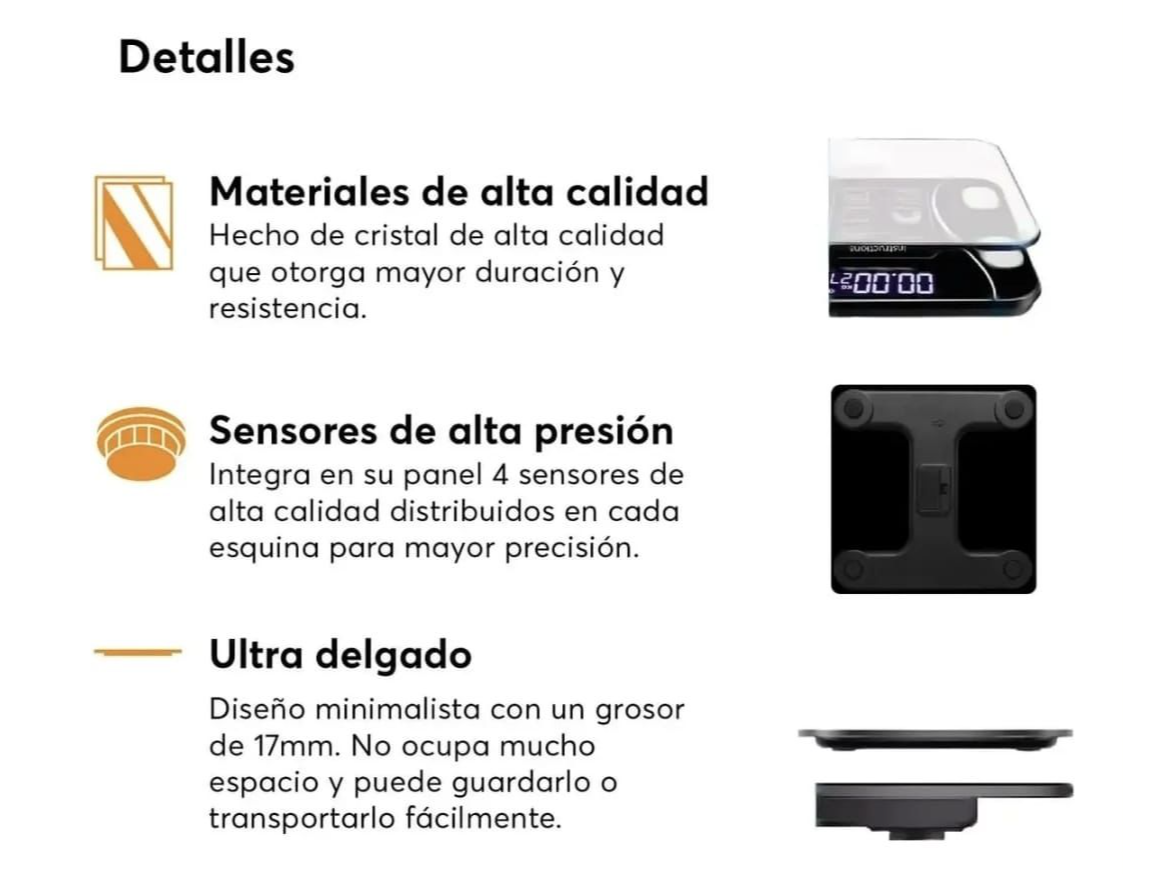 ⚖️Balanza personal con bluetooth