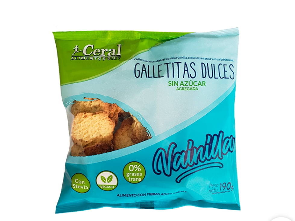 Galletas Dulces de Vainilla (sin azúcar)