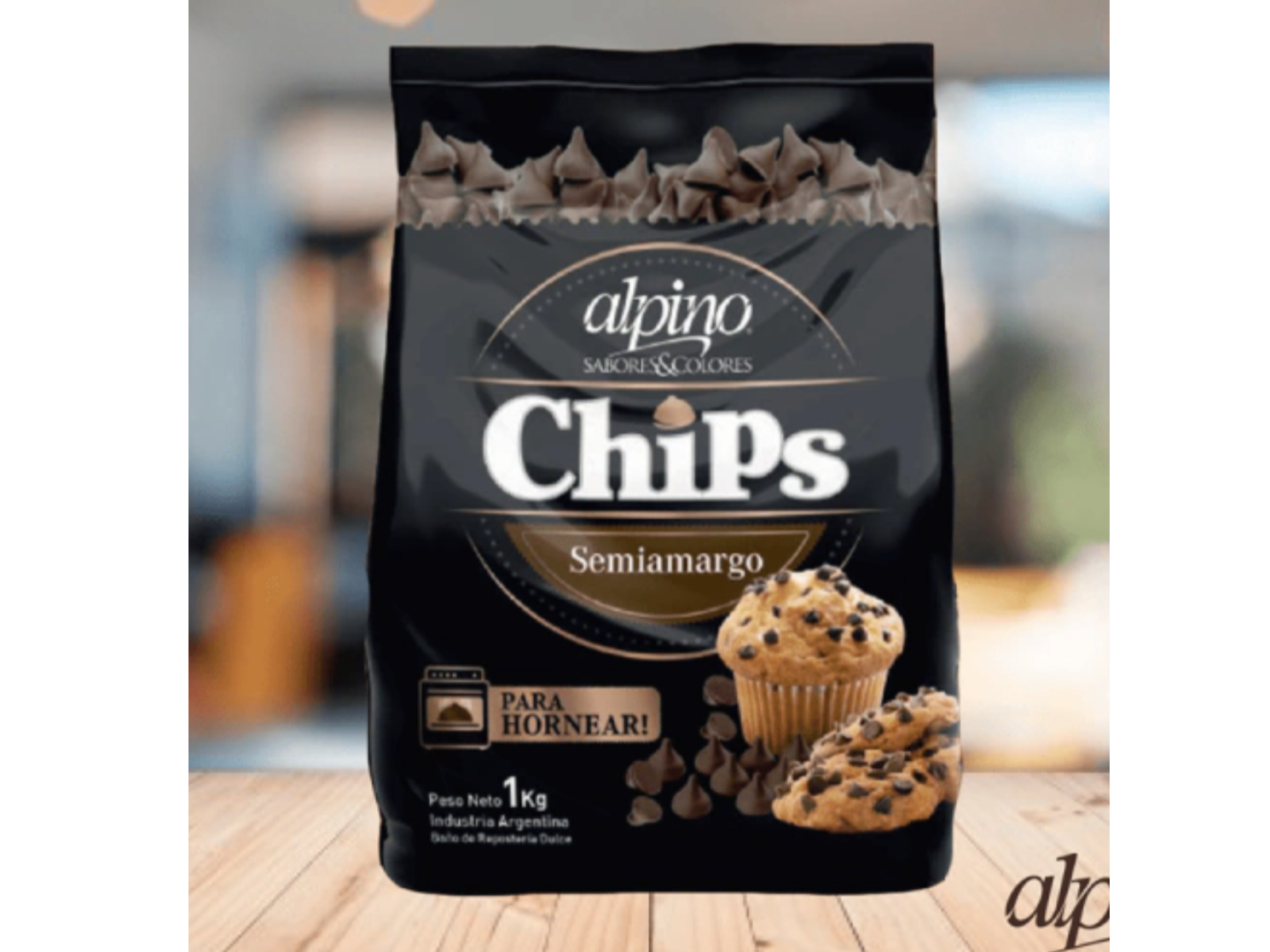 Chips Chocolate Semiamargo Alpino