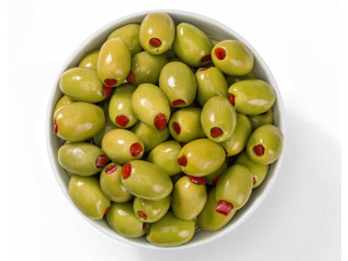 Balde de Aceitunas Verdes rellenas con Pimiento