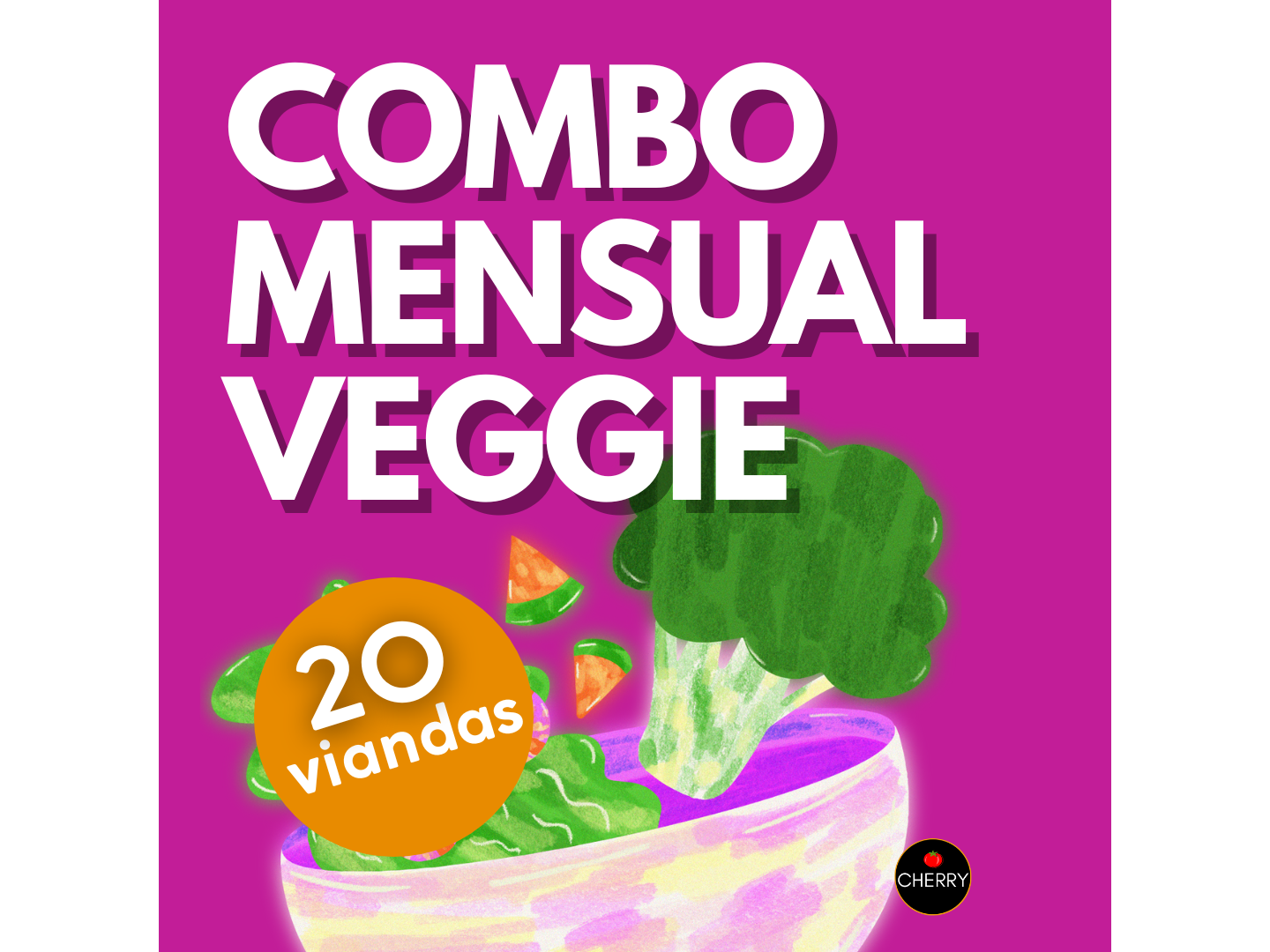 Pack mensual vegetariano