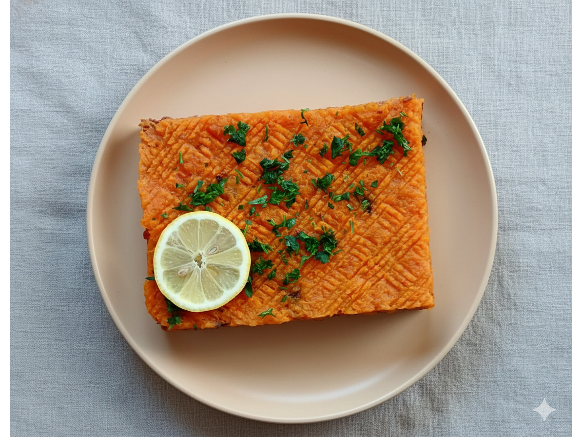 Pastel de carne y calabaza
