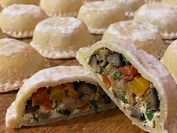 Sorrentinos de berenjena ahumada