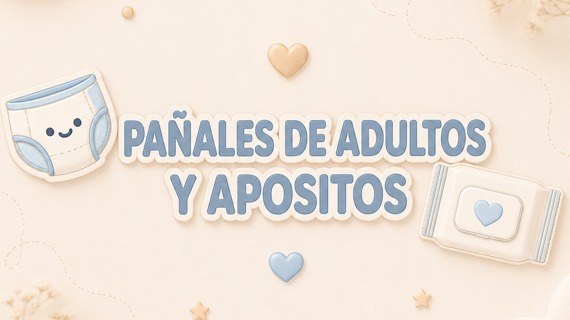 PAÑALES DE ADULTOS Y APOSITOS