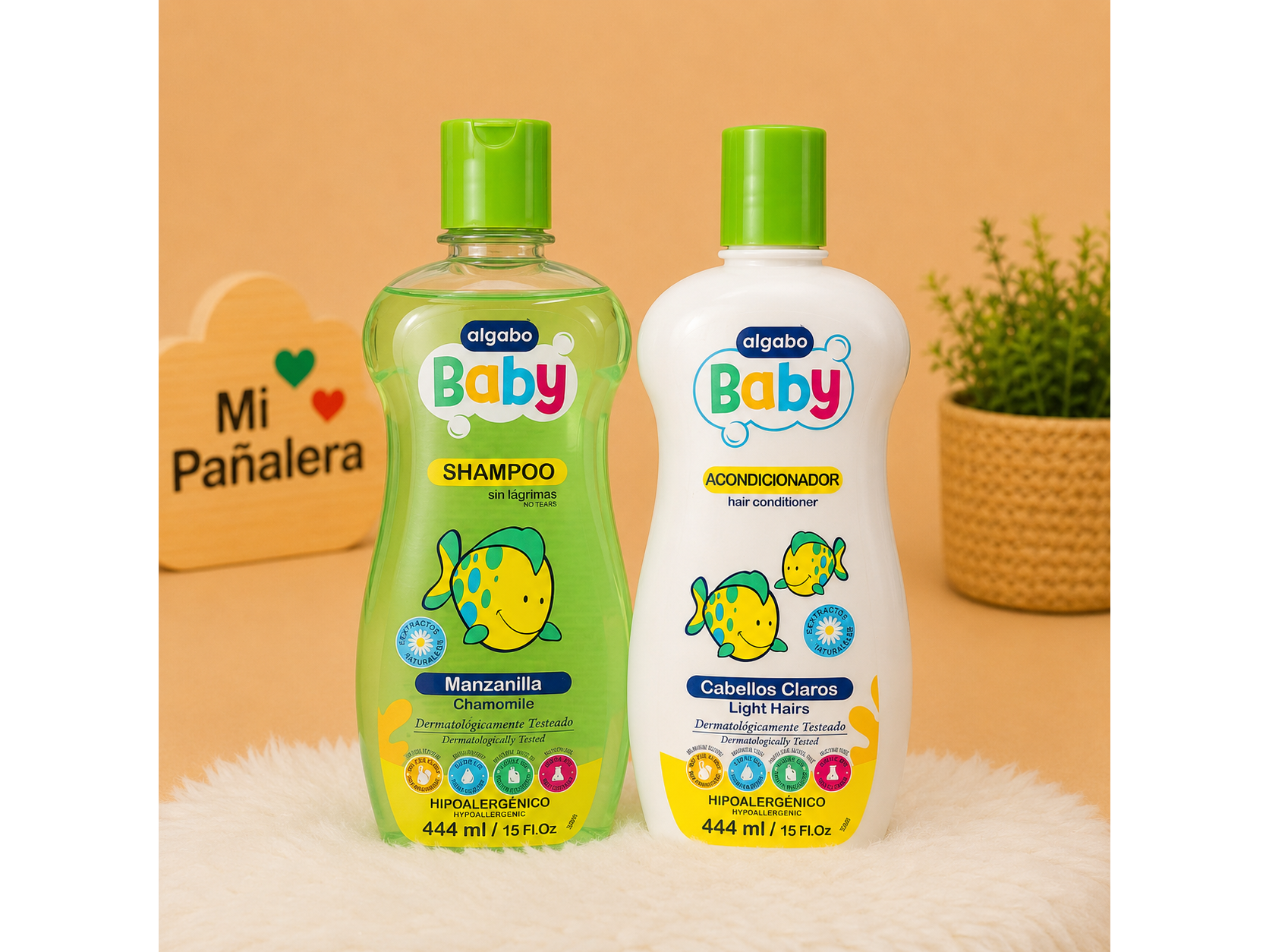 SHAMPOO / ACOND. ALGABO 444ml