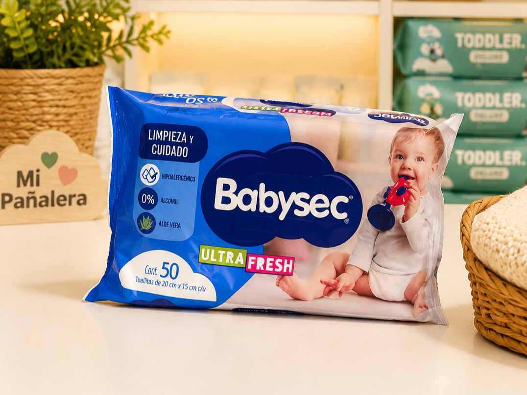 TOALLA HUM. BABYSEC FRESH 50 UNID