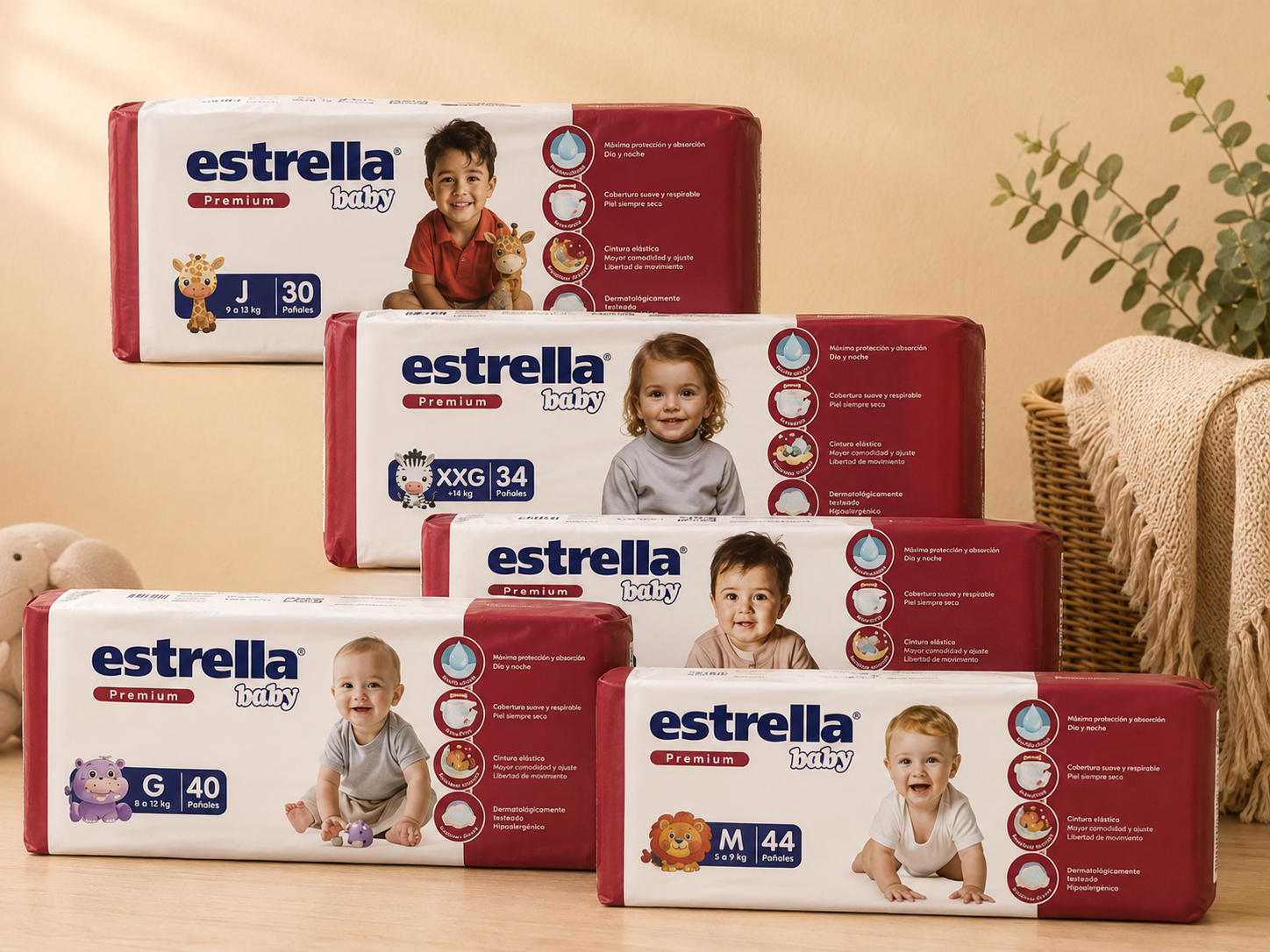 PAÑAL ESTRELLA PREMIUM