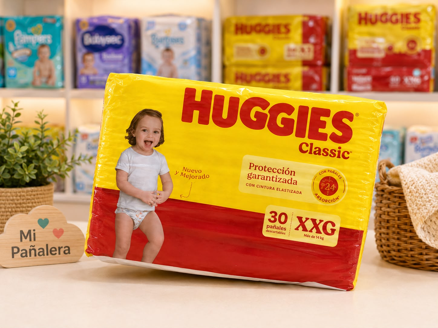 PAÑAL HUGGIES CLASSIC