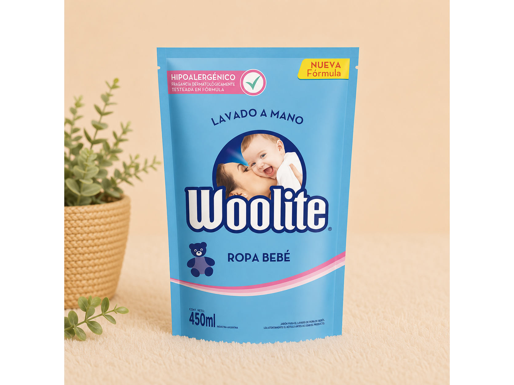 WOOLITE ROPA BEBE 450ml