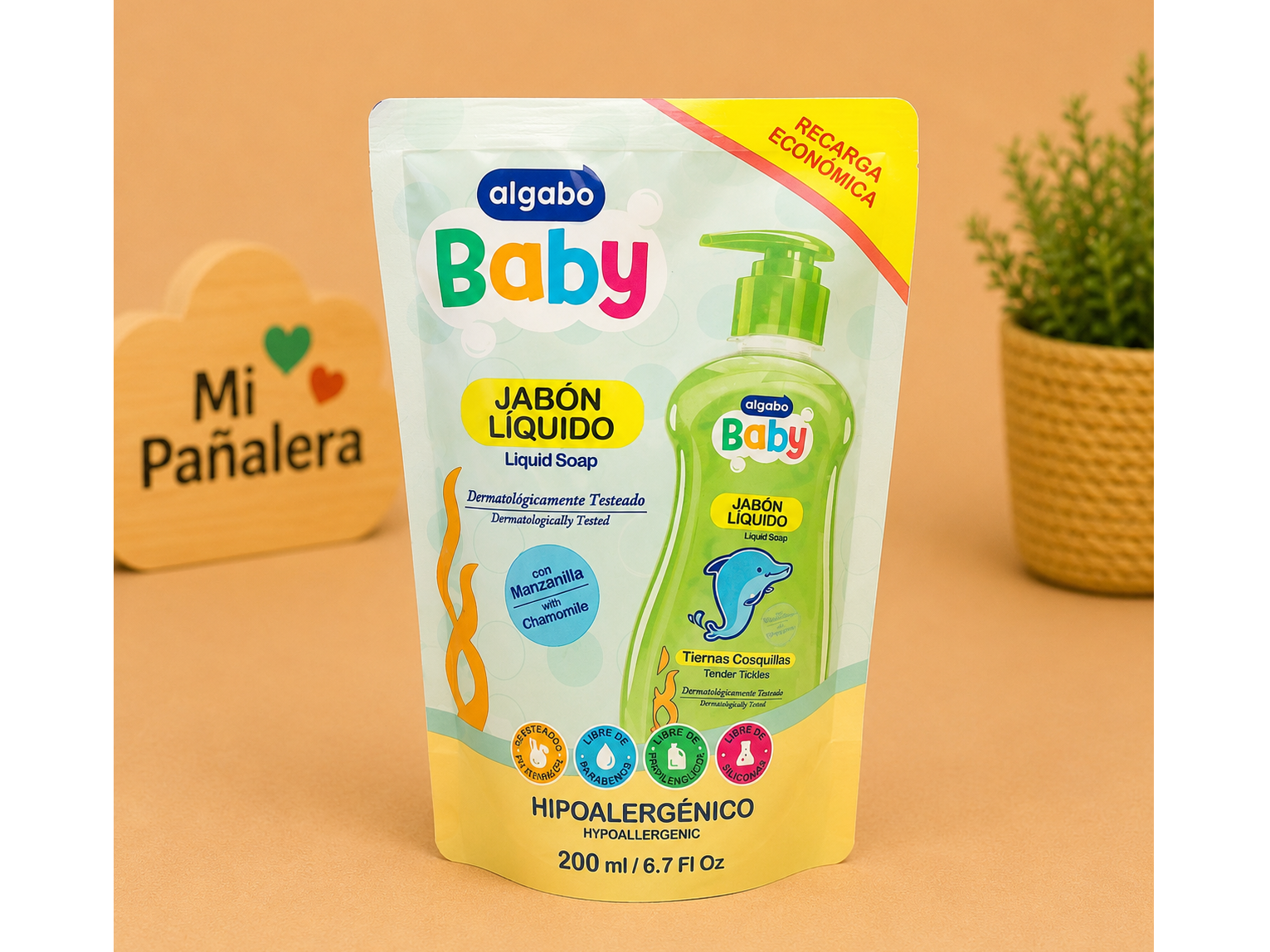 JABON LIQ. ALGABO DOYPACK 200