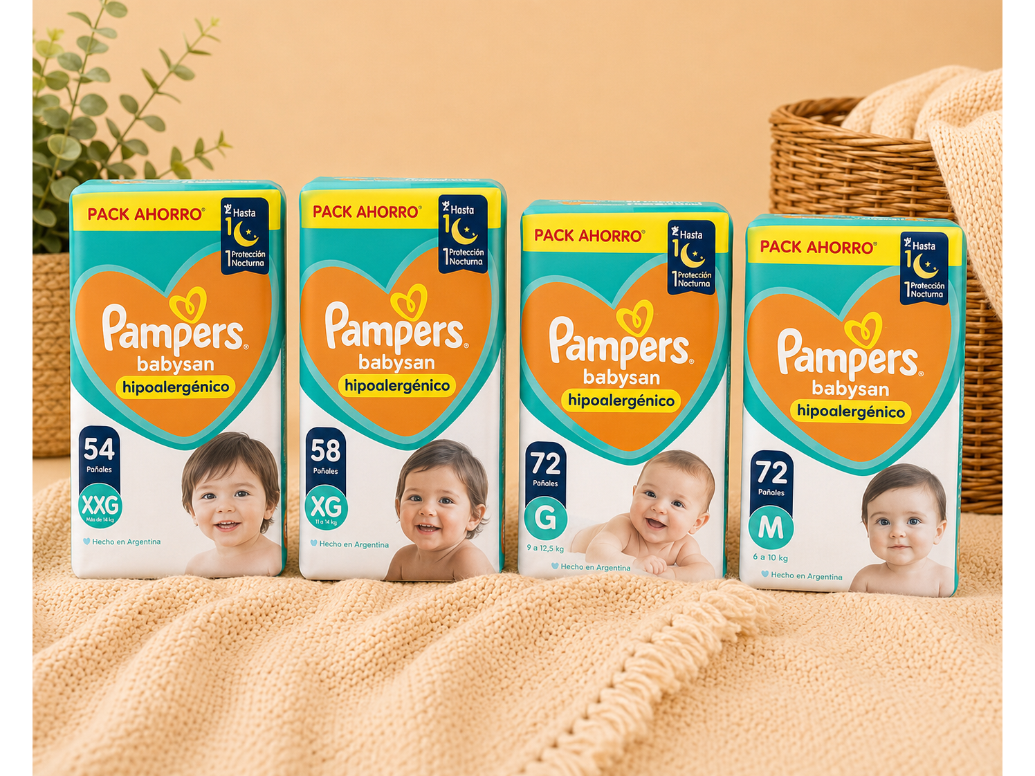 PAÑAL PAMPERS BABYSAN