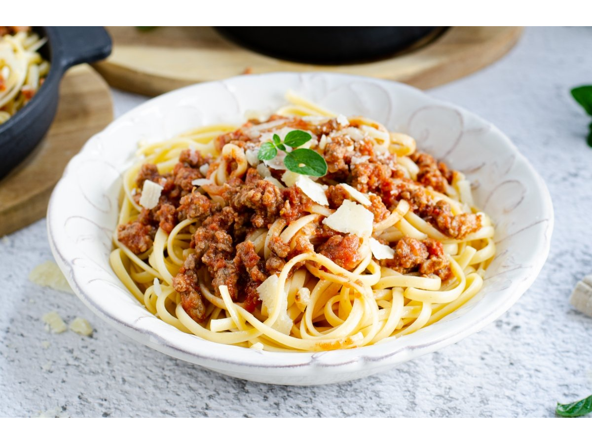 Tallarines c/bolognesa
