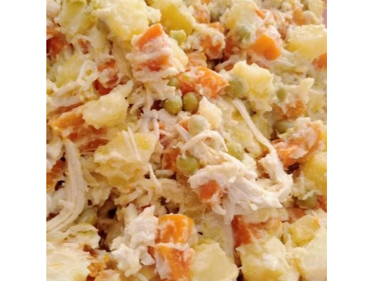 Ensalada de ave bandeja mediana