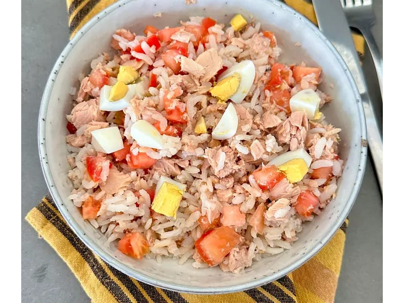 Arroz y atun bandeja chica