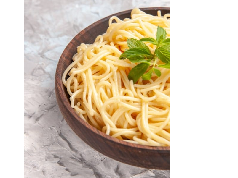 Fideos blancos con queso porcion mediana