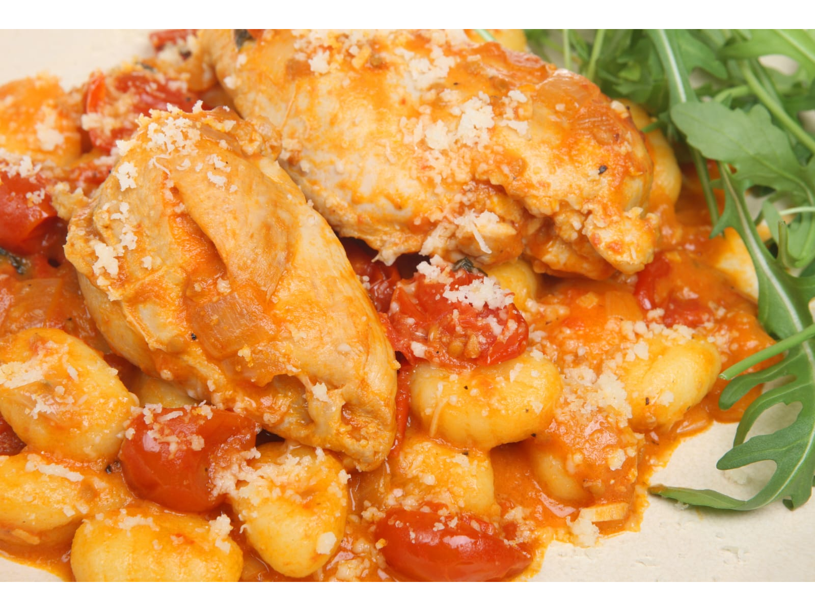 Ñoquis c/pollo