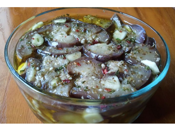 Berenjenas al escabeche 1/2