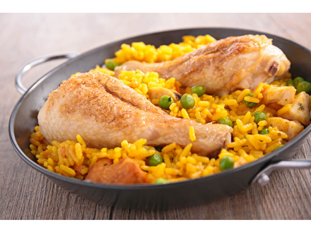 Arroz Amarillo con pollo