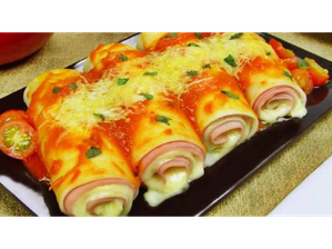 Canelones de Jamon y Queso de Maxilomos y viandas