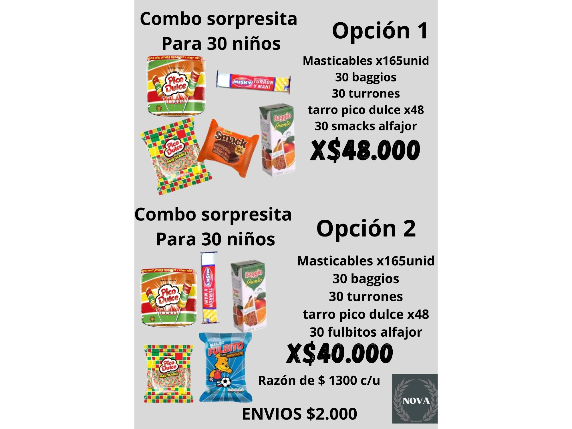 COMBO SORPRESITA P/30