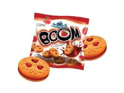 MINI CORONITAS 140GRS BOOM FRUTILLA