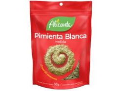 PIMIENTA BLANCA MOLIDA 50GR X 12 UNID ALICANTE