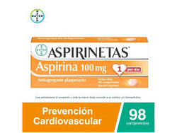 ASPIRINETAS X98 UNID