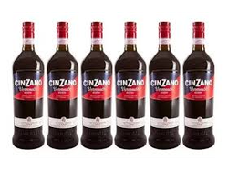 CAJA CINZANNO ROSSO 950CC (X6)