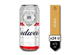 PLANCHA X24UN. CERVEZA BUDWEISER 473CC