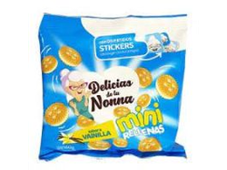 DELICIAS DE LA NONA RELLENAS -VAINILLA 160GRS