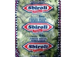FIDEOS SBIROLI CINTA VERDE 5 KG